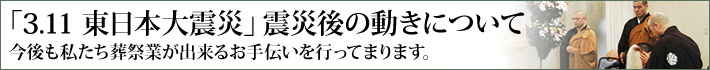 「3.11 東日本大震災」震災後の動きについて