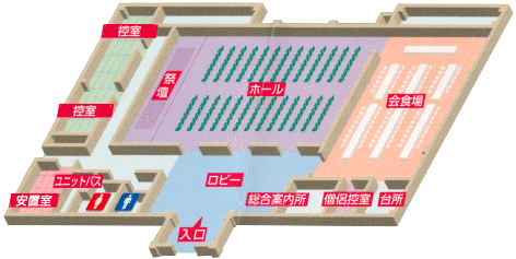 セラホール名取　見取り図